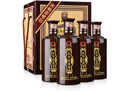 42度北冬虫夏草酒500ml图片